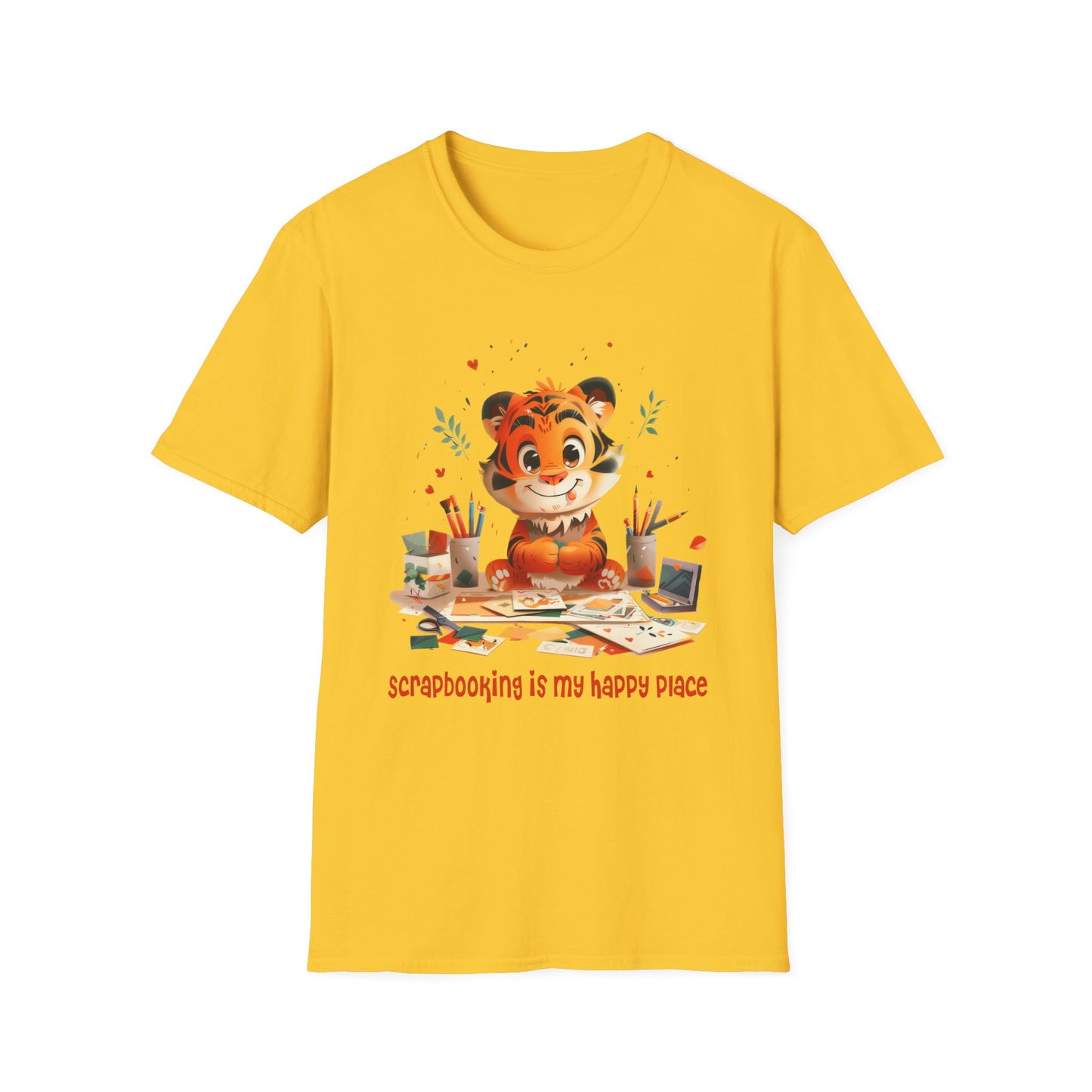 Tiger Scrapbooking Softstyle T-Shirt