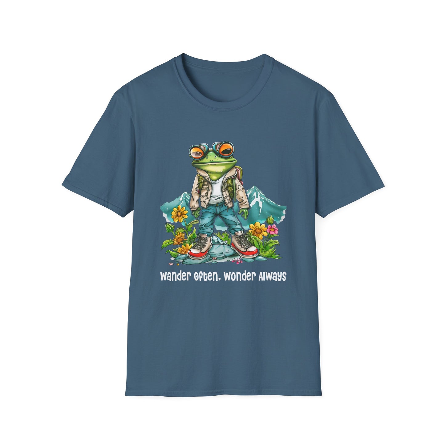 Frog Hiker Softstyle T-Shirt