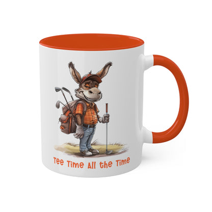 Donkey Golfing Mug