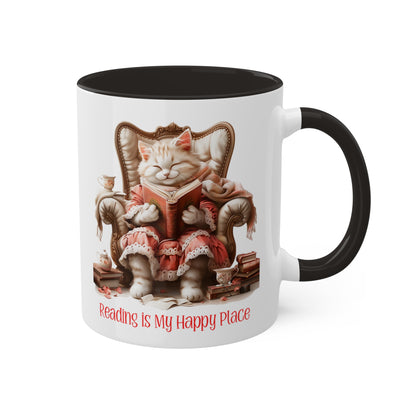 Cat Reading Mug