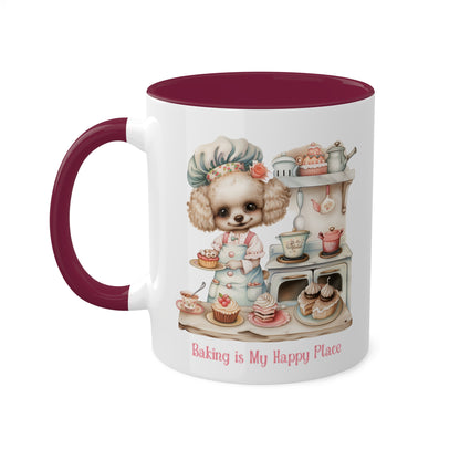 Poodle Baker Mug