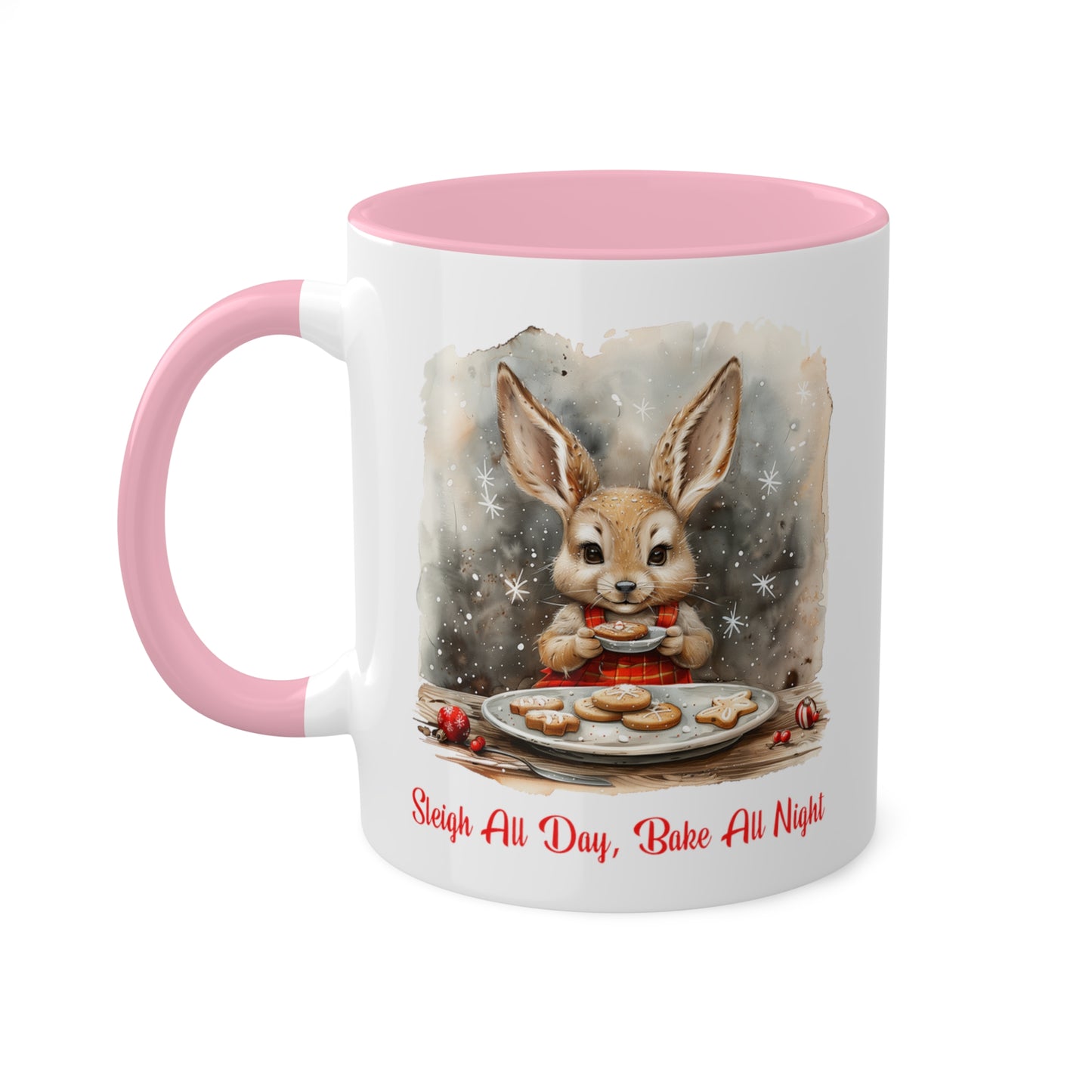 Rabbit Christmas Baker Mug