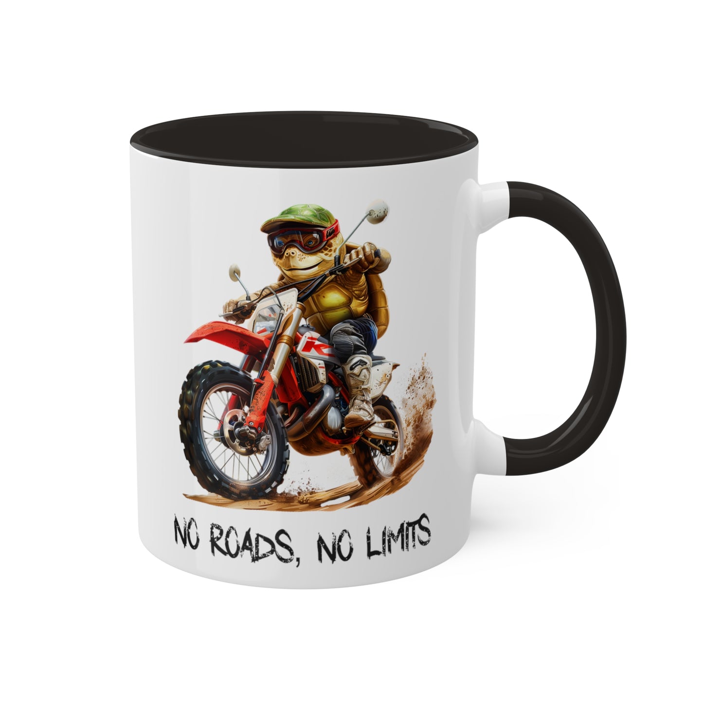 Turtle Dirt Biker Mug