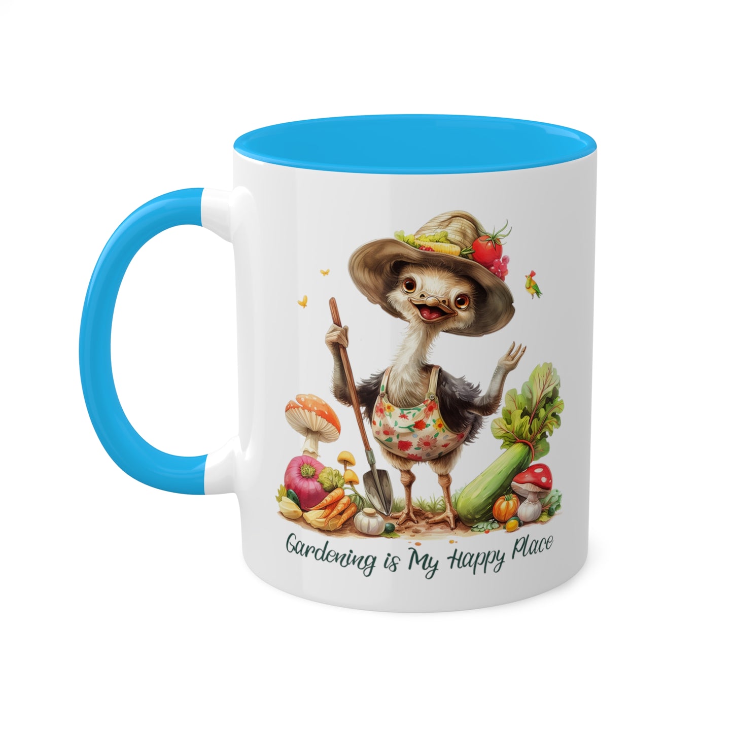 Ostrich Gardener Mug