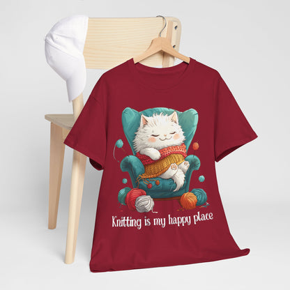 Cat Knitter Tee