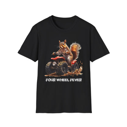 Squirrel Quad Rider Softstyle T-Shirt