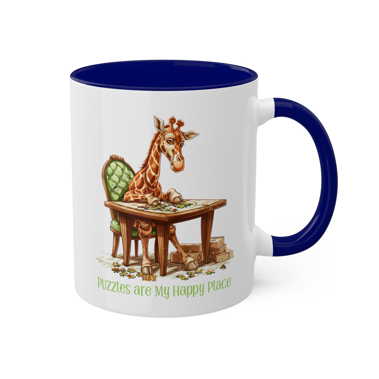 Giraffe Puzzler Mug