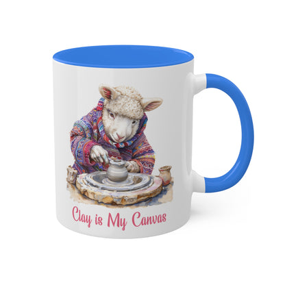 Sheep Pottery Maker Mug