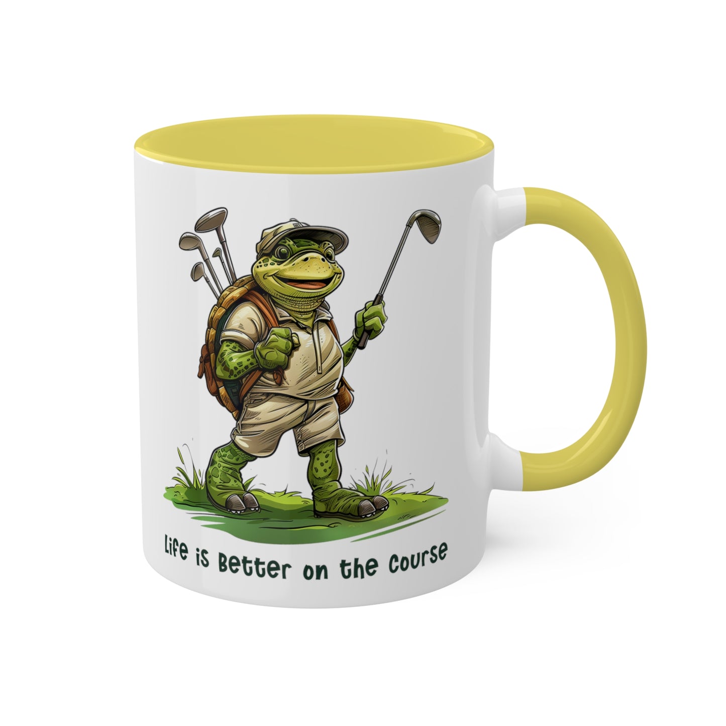 Turtle Golfing Mug