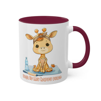 Giraffe Yoga Mug