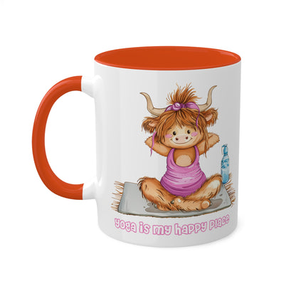 Highland Cow Yoga Mug