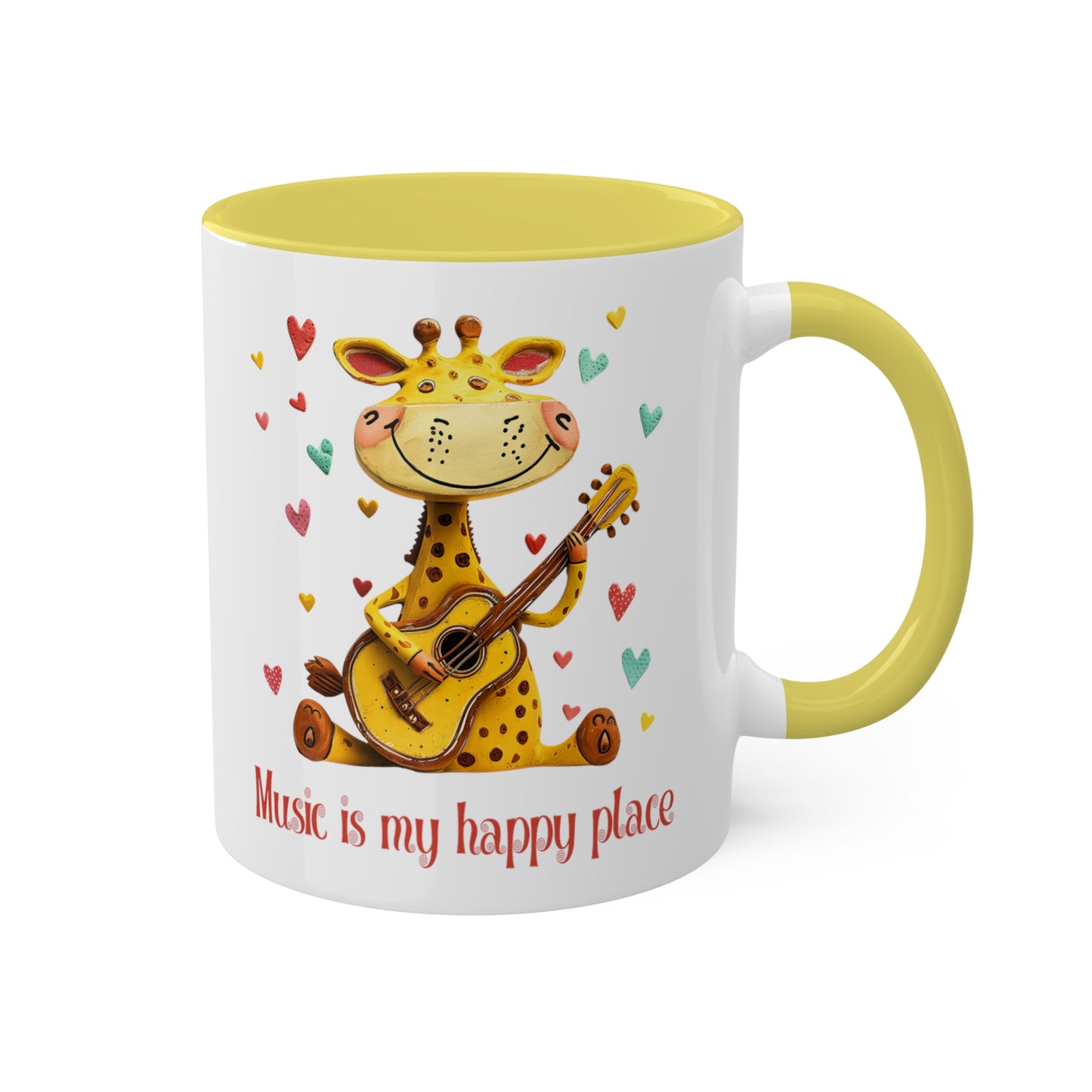 Giraffe Musician Mug