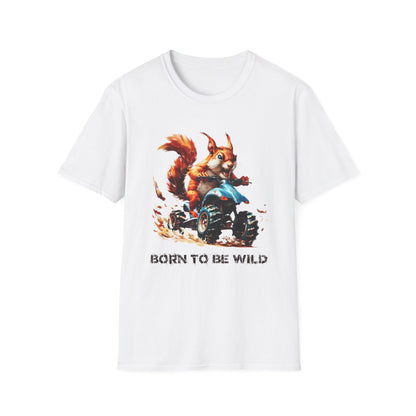 Squirrel Quad Rider Softstyle T-Shirt