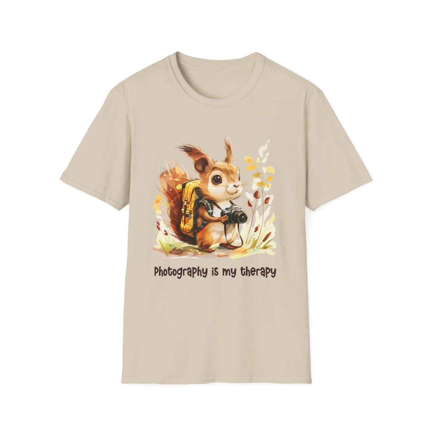 Squirrel Photographer Softstyle T-Shirt