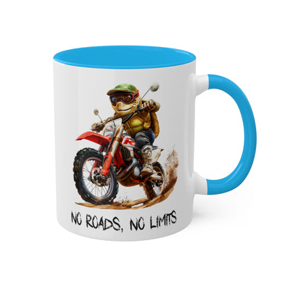 Turtle Dirt Biker Mug