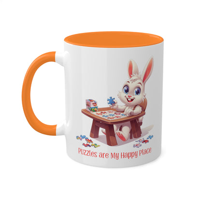 Rabbit Puzzler Mug