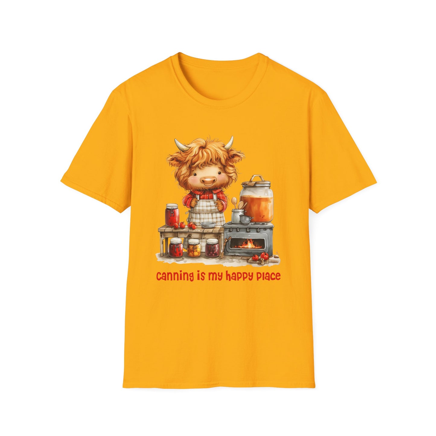 Highland Cow Canner Softstyle T-Shirt