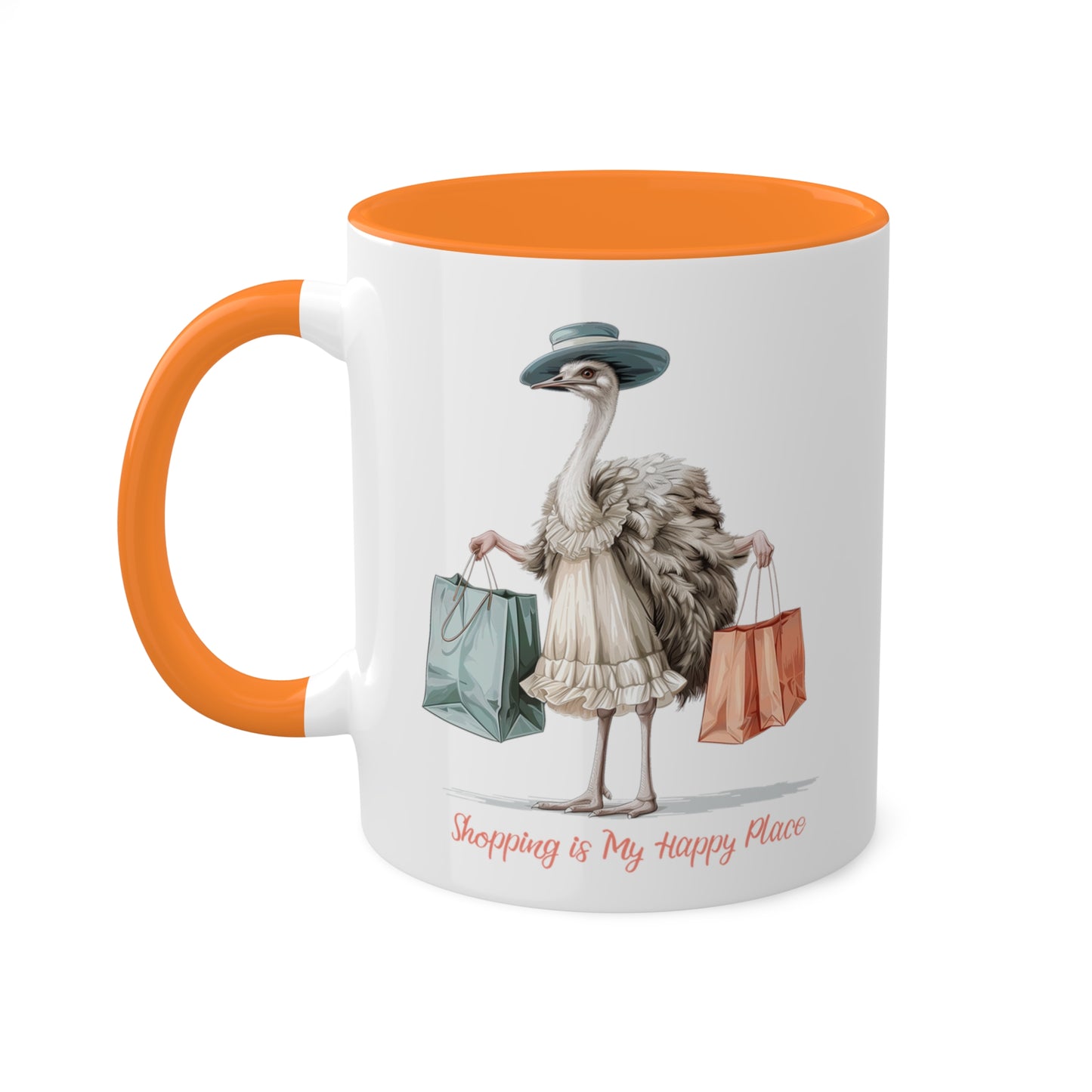 Ostrich Shopper Mug