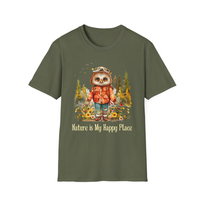 Squirrel Nature Hiker Softstyle T-Shirt