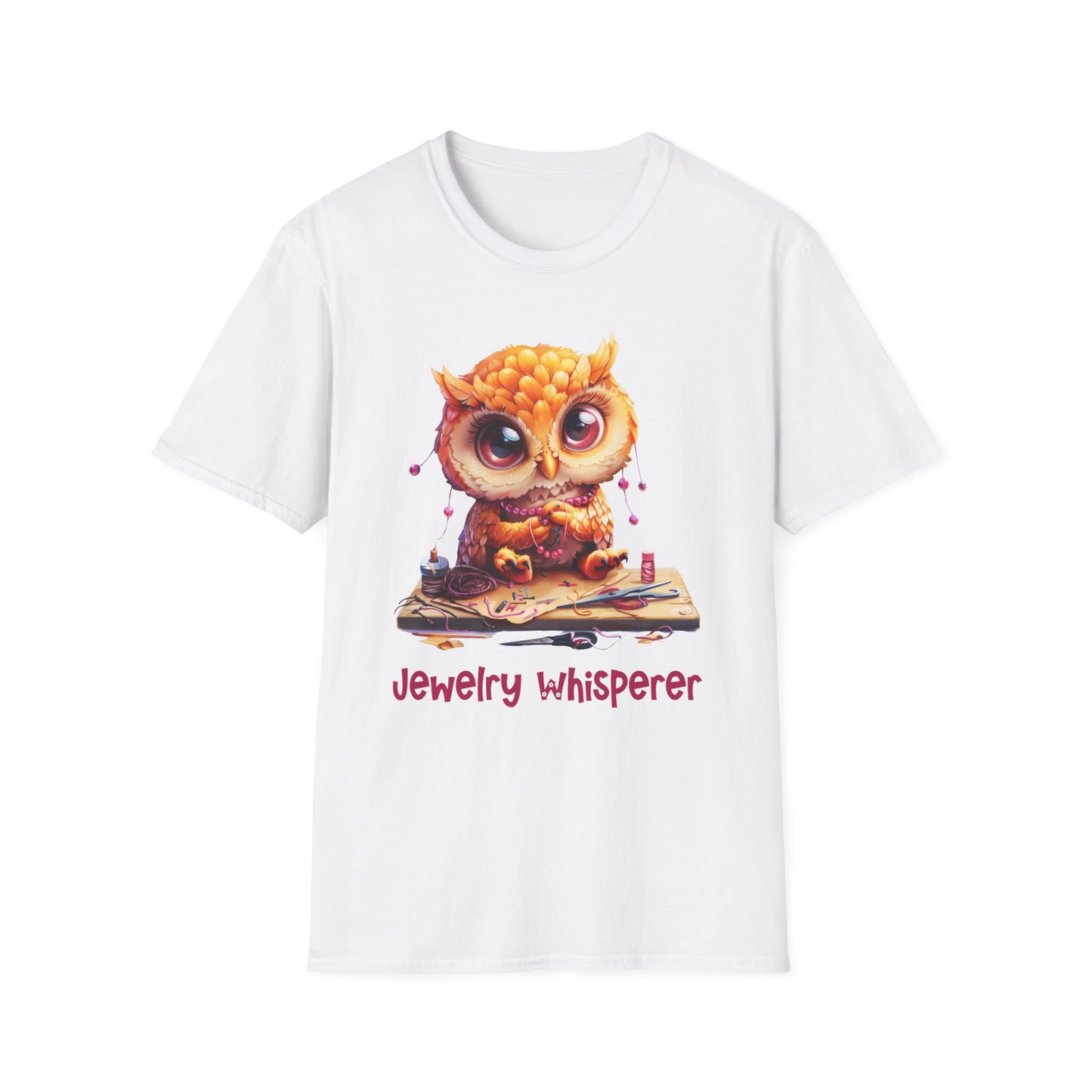 Owl Jewelry Making Softstyle T-Shirt