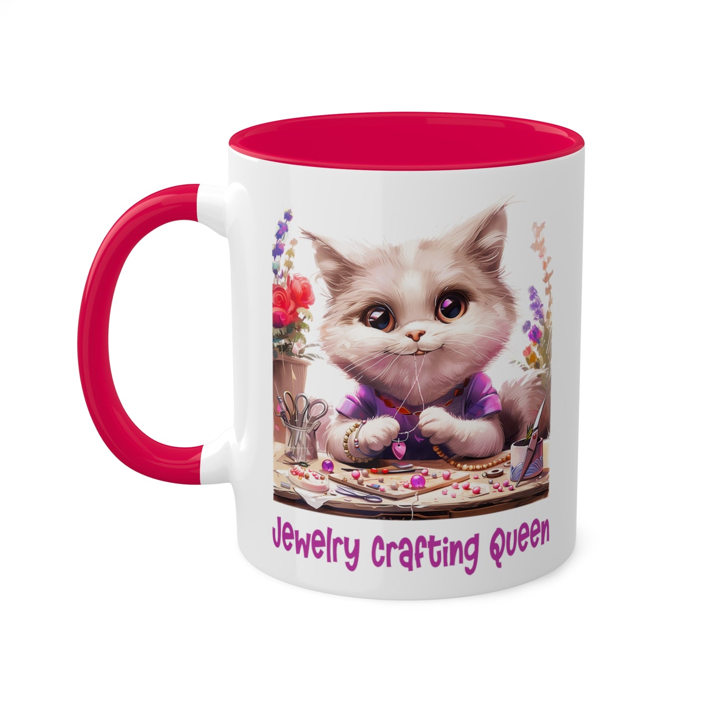 Cat Jewelry Maker Mug