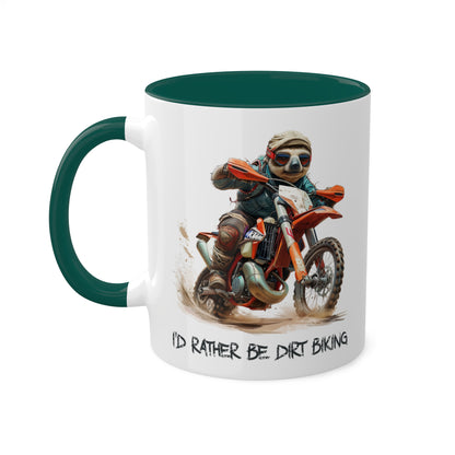 Sloth Dirt Biker Mug