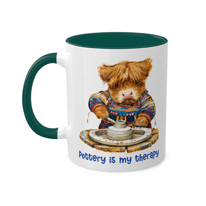 Highland Cow Potter Mug