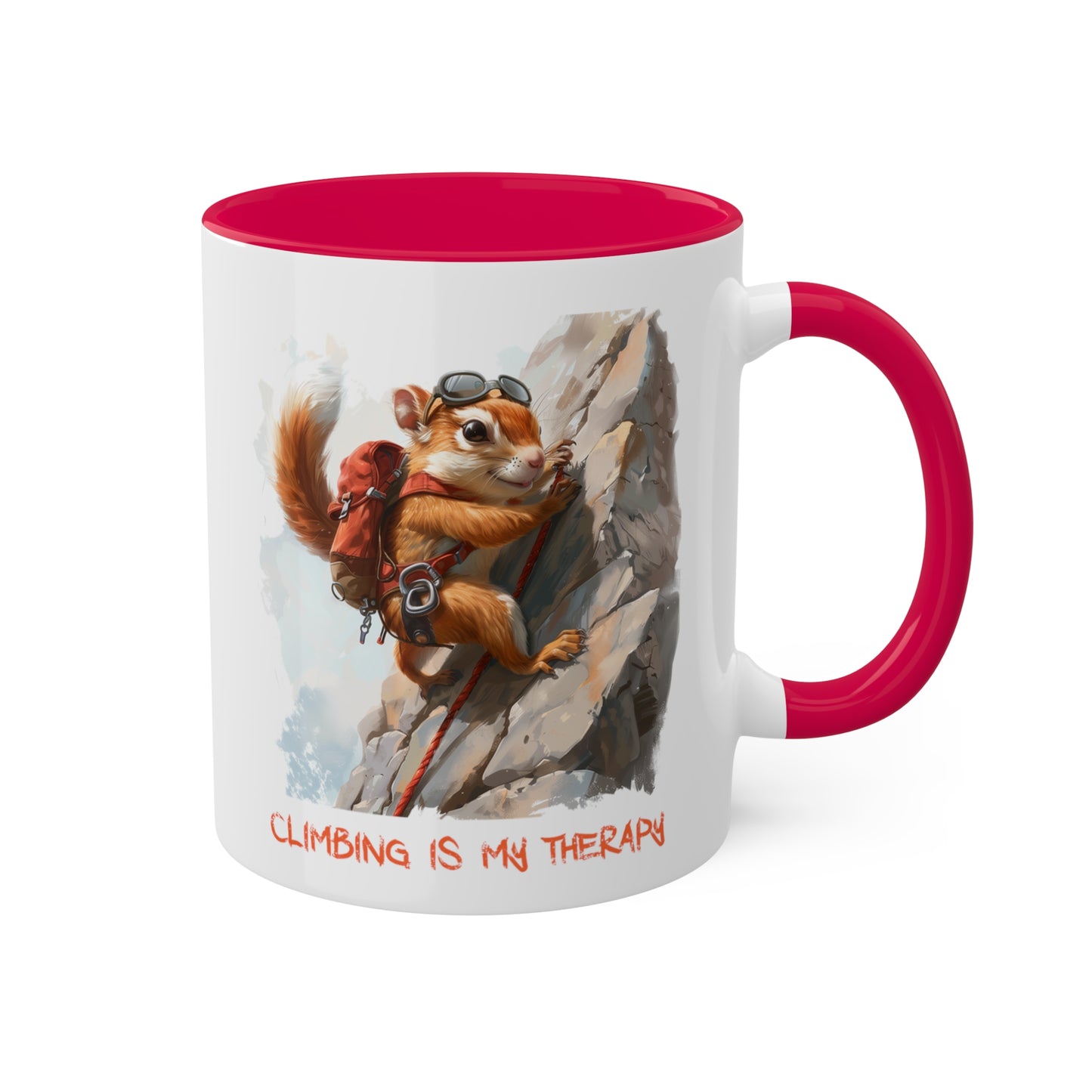 Squirrel Rock Climber Mug