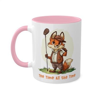 Fox Golfer Mug