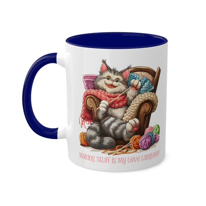 Cat Crocheter Mug