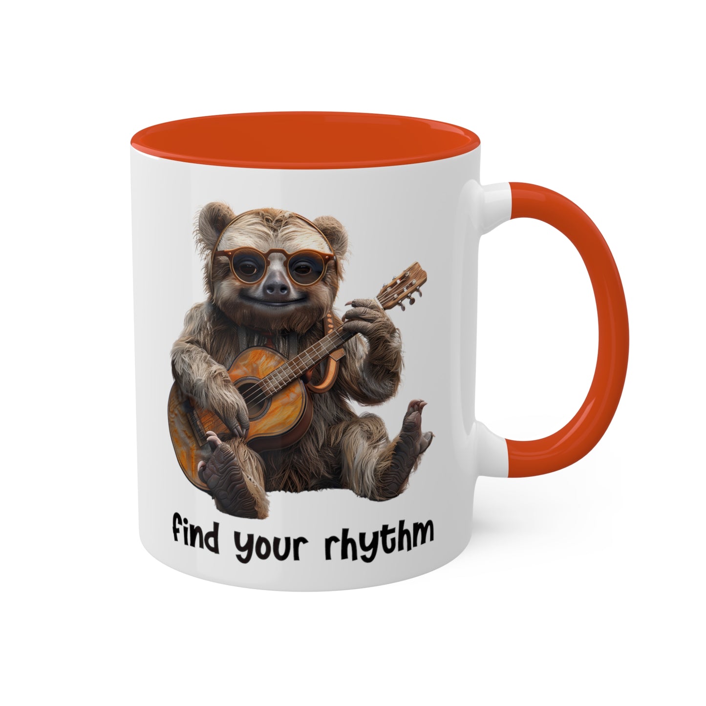 Sloth Musician Mug