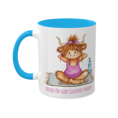 Highland Cow Yoga Mug