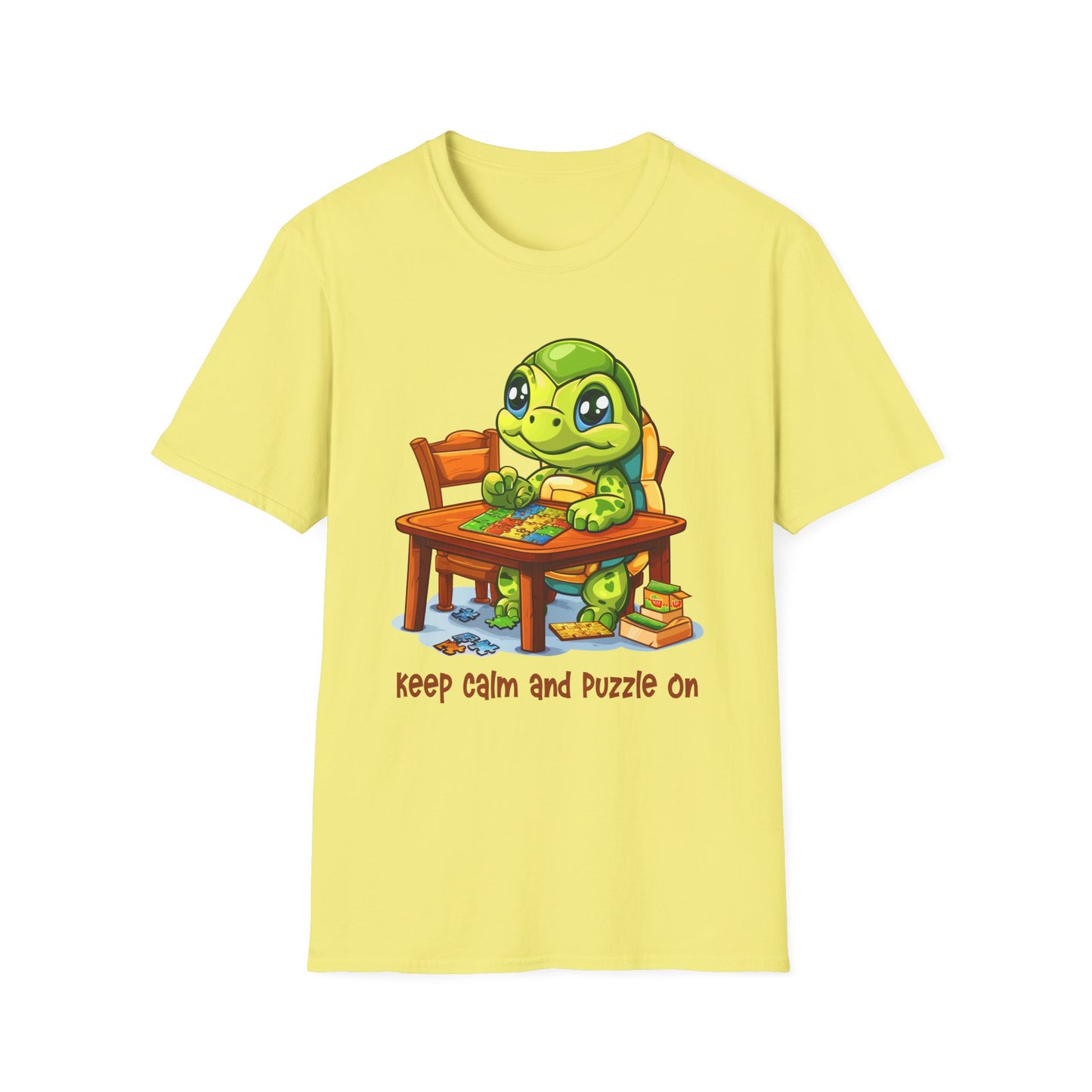 Turtle Puzzler Softstyle T-Shirt