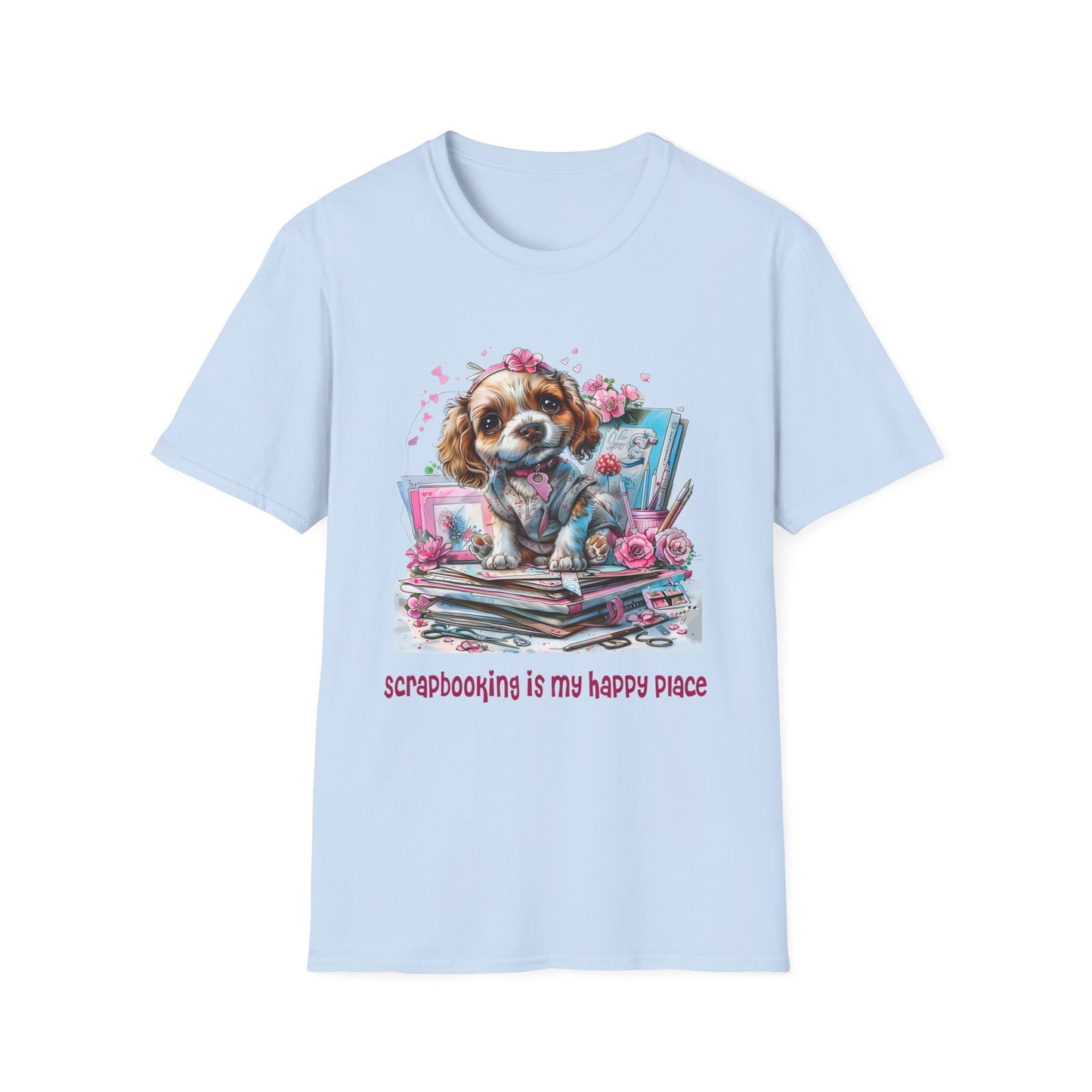 Dog Scrapbooking Softstyle T-Shirt