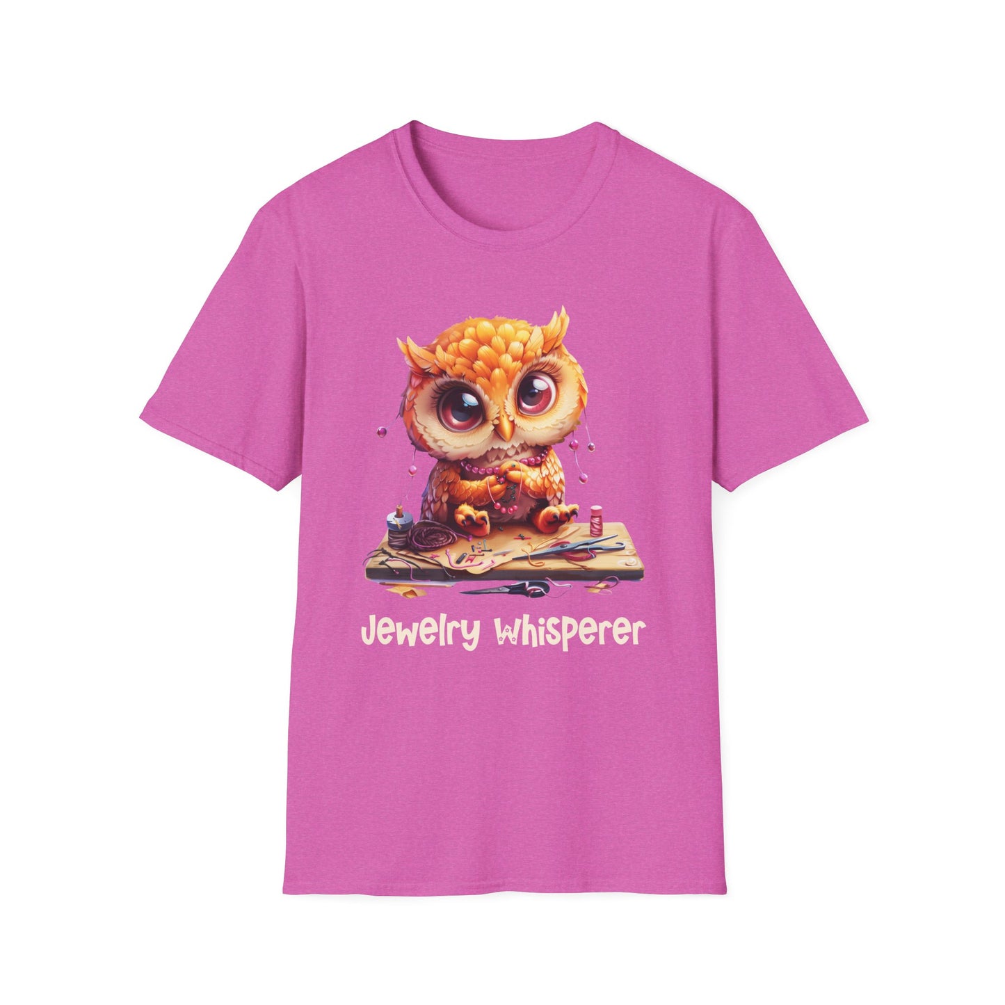 Owl Jewelry Making Softstyle T-Shirt