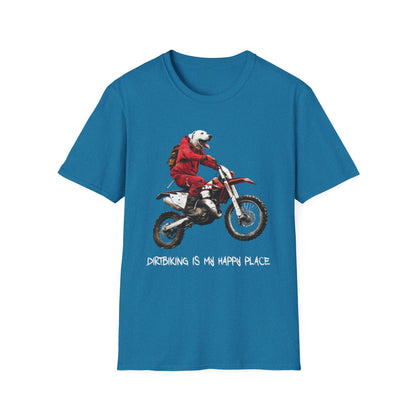 Dog Dirtbiker Softstyle T-Shirt