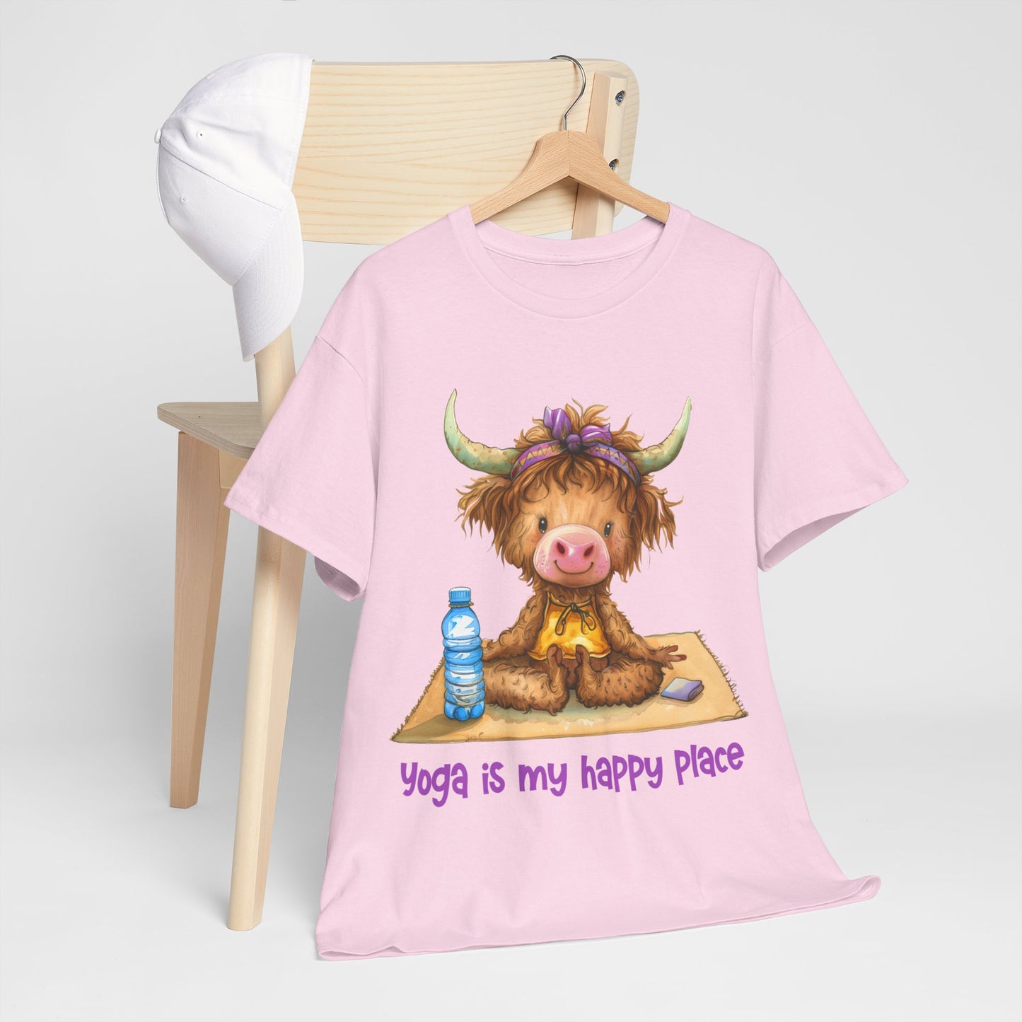 Highland Cow Yoga Tee