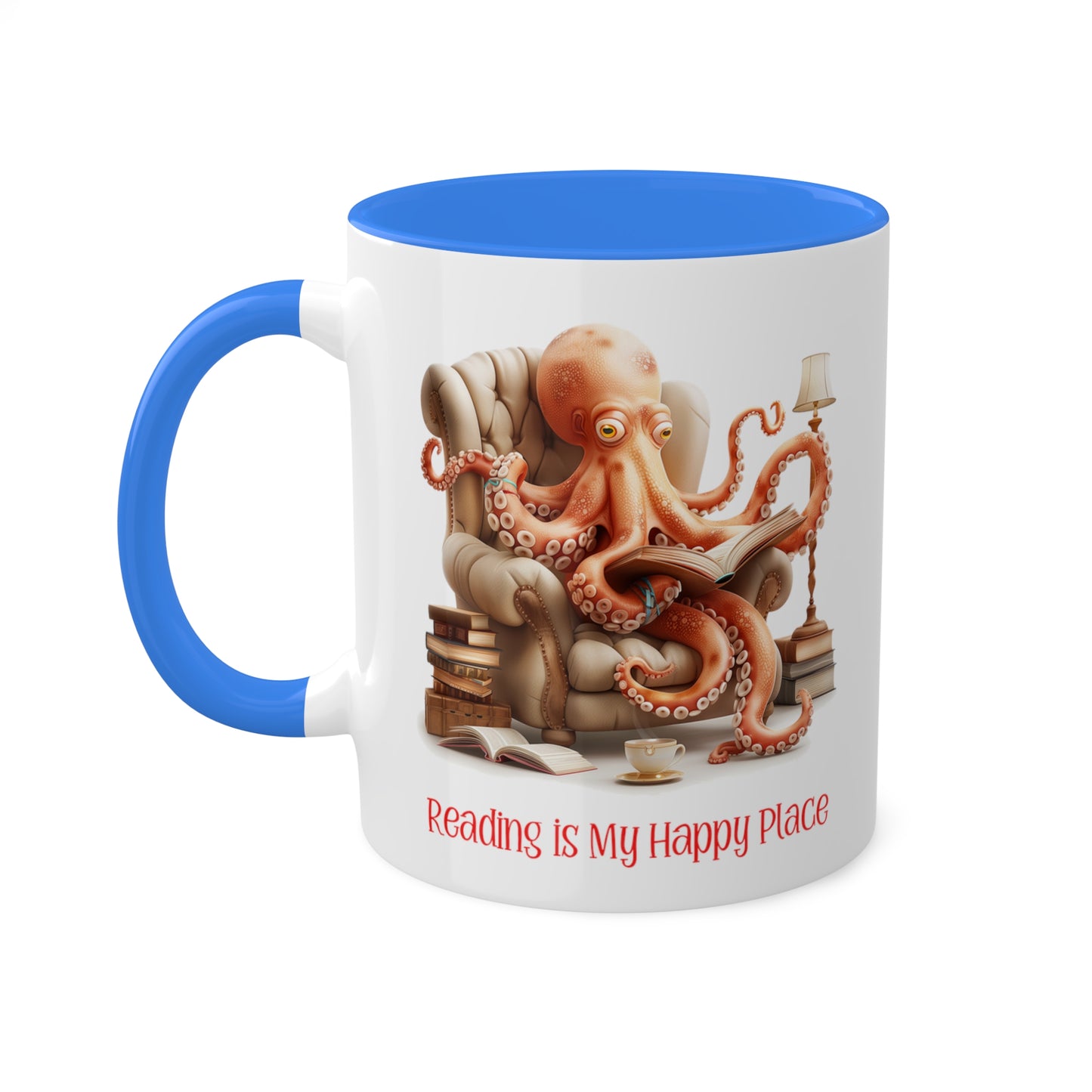 Octopus Reading Mug