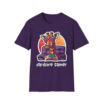 Giraffe Gamer Unisex Softstyle T-Shirt