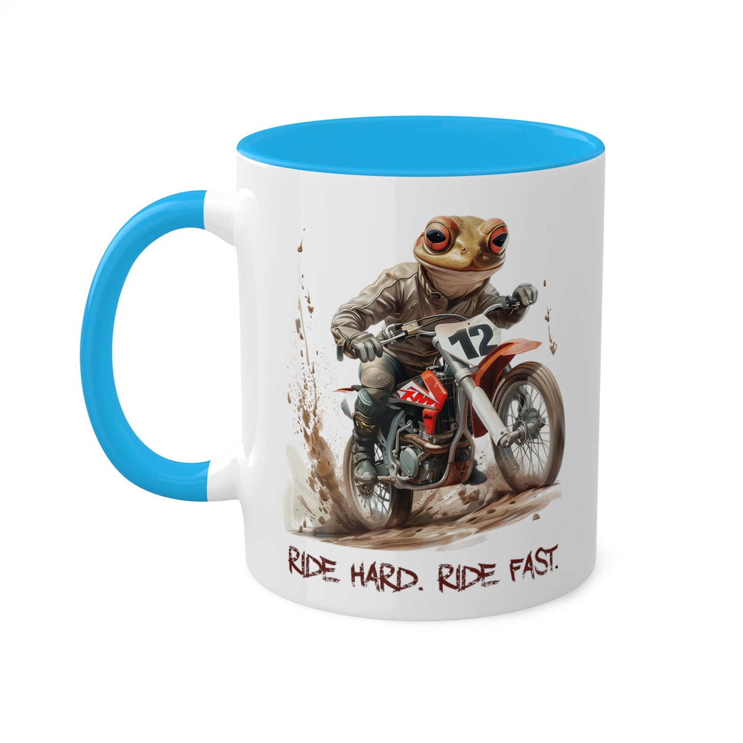 Frog Dirt Biker Mug