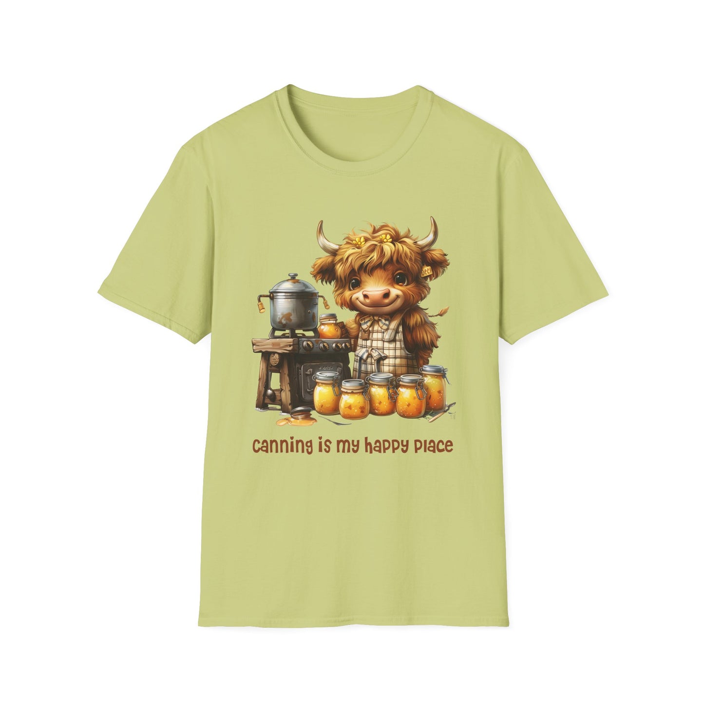 Highland Cow Canning Softstyle T-Shirt