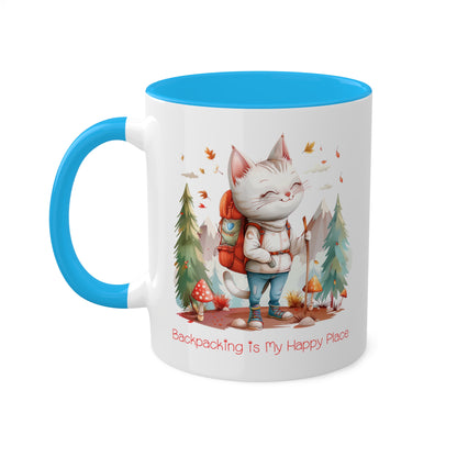 Cat Backpacker Mug