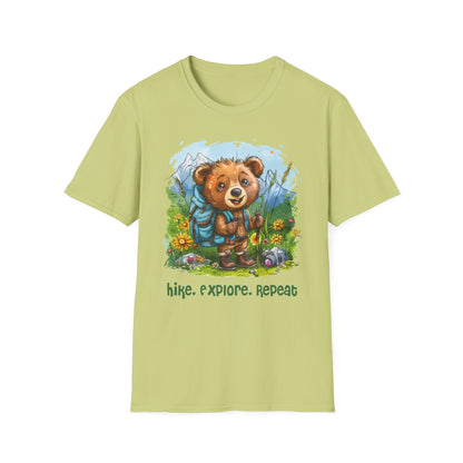 Bear Hiker Softstyle T-Shirt