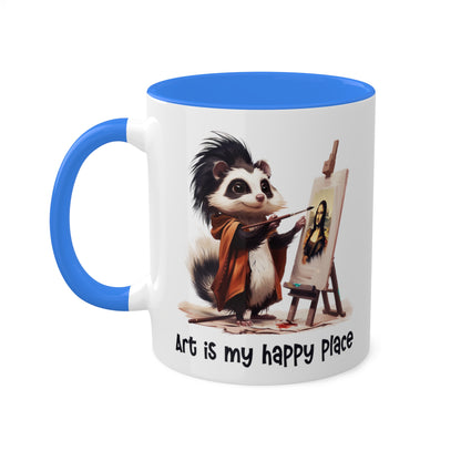 Skunk Artist Mug