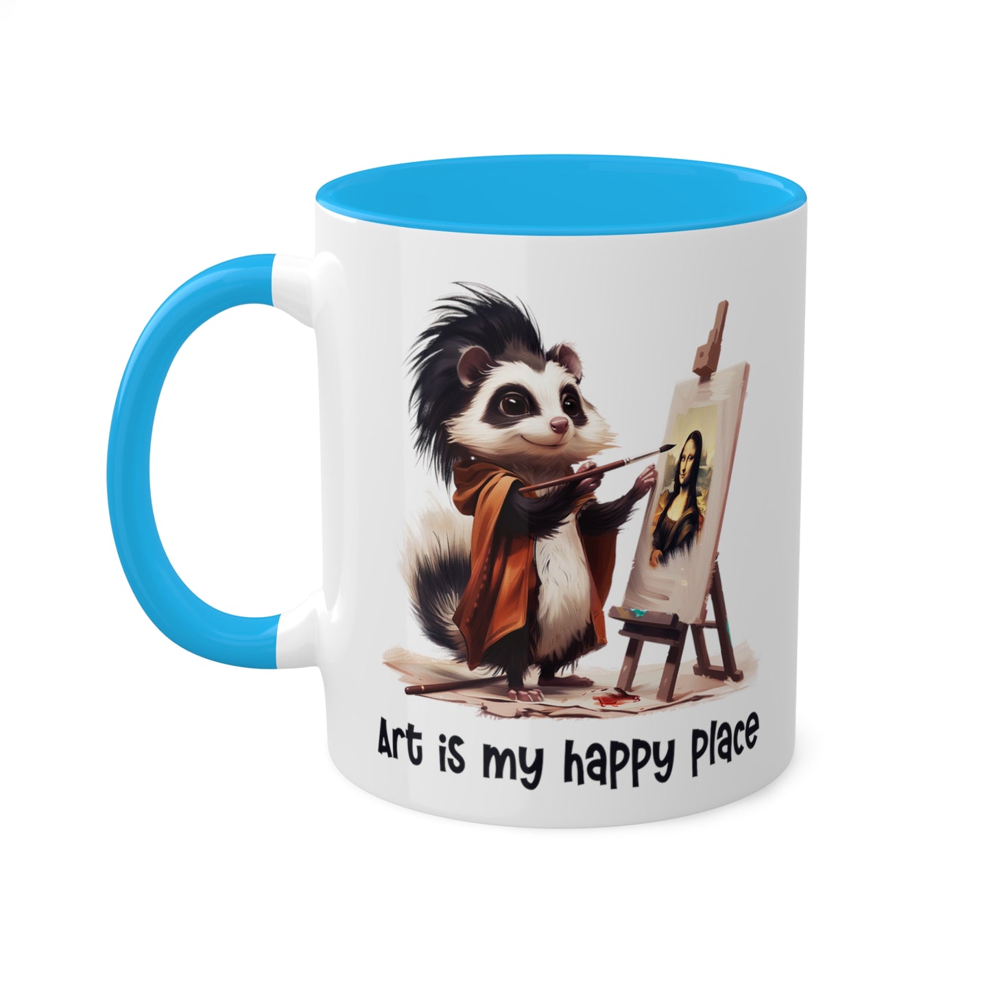 Skunk Artist Mug