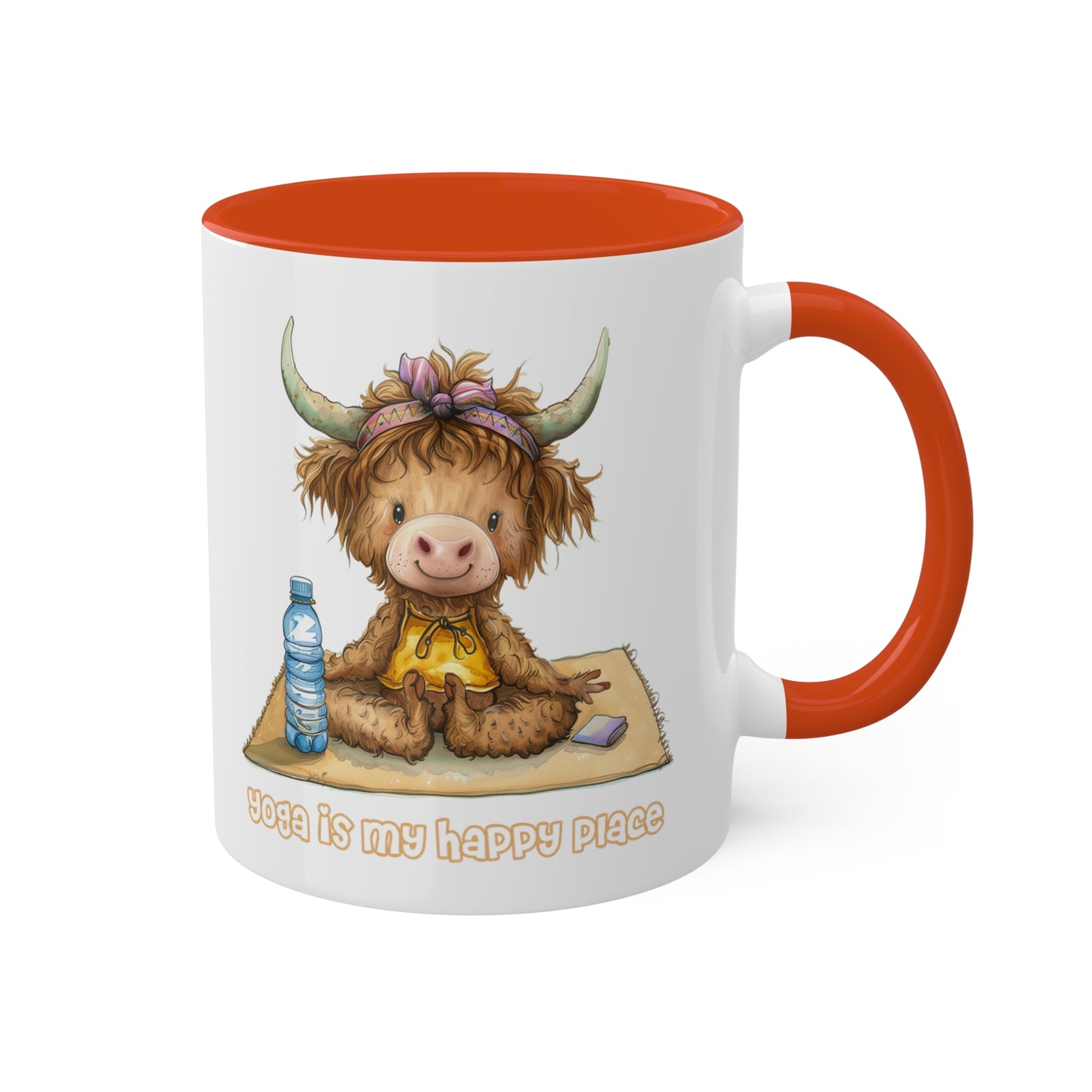 Highland Cow Yoga Mug