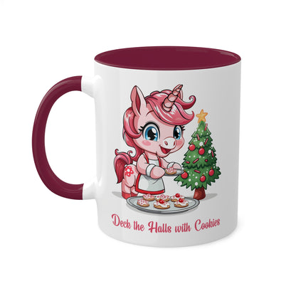 Unicorn Christmas Baker Mug