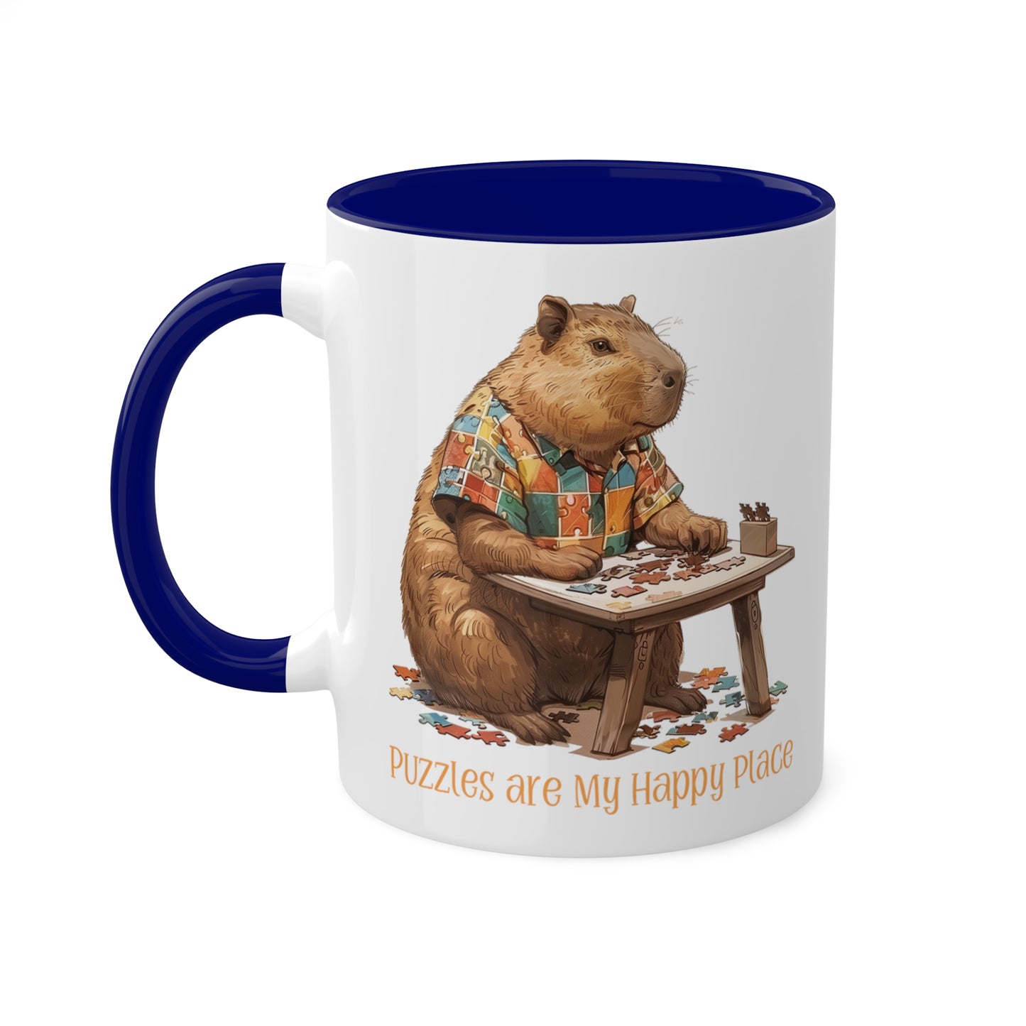 Capybara Puzzler Mug