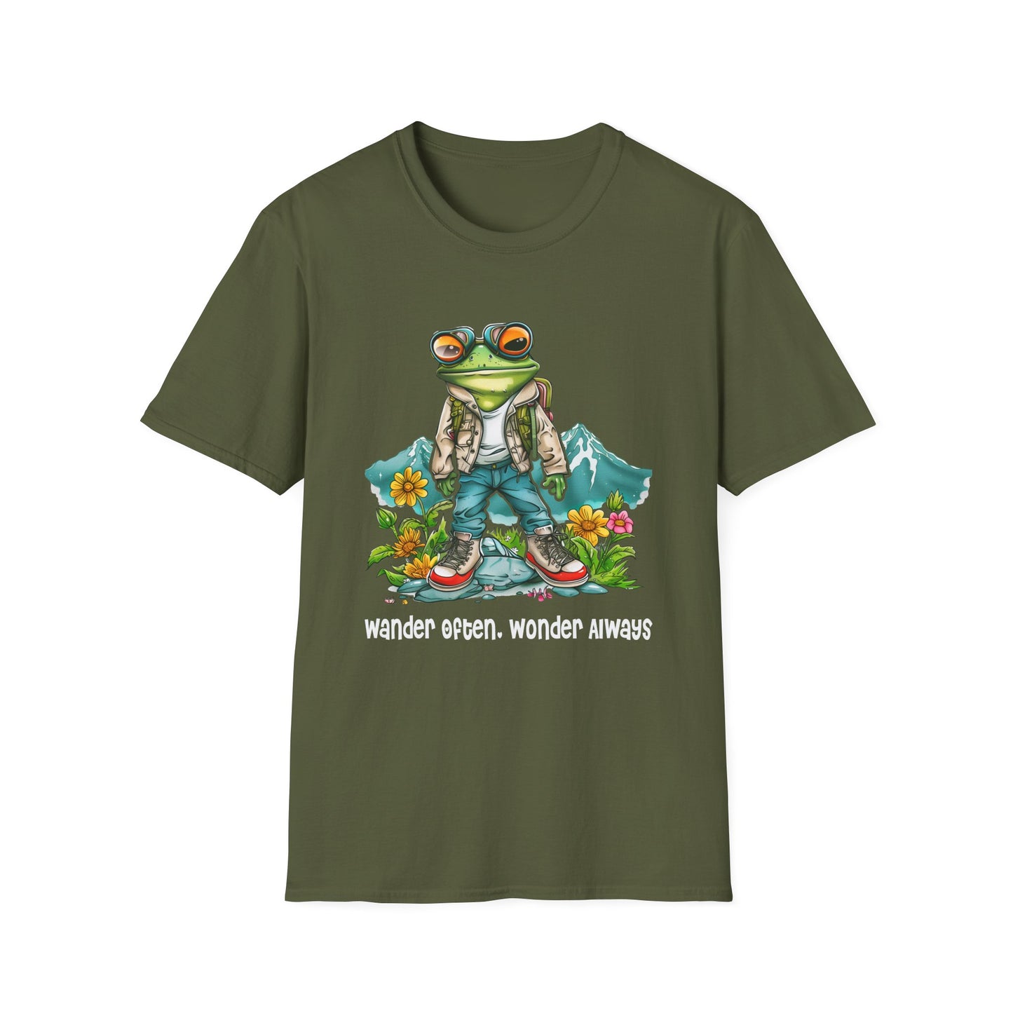 Frog Hiker Softstyle T-Shirt