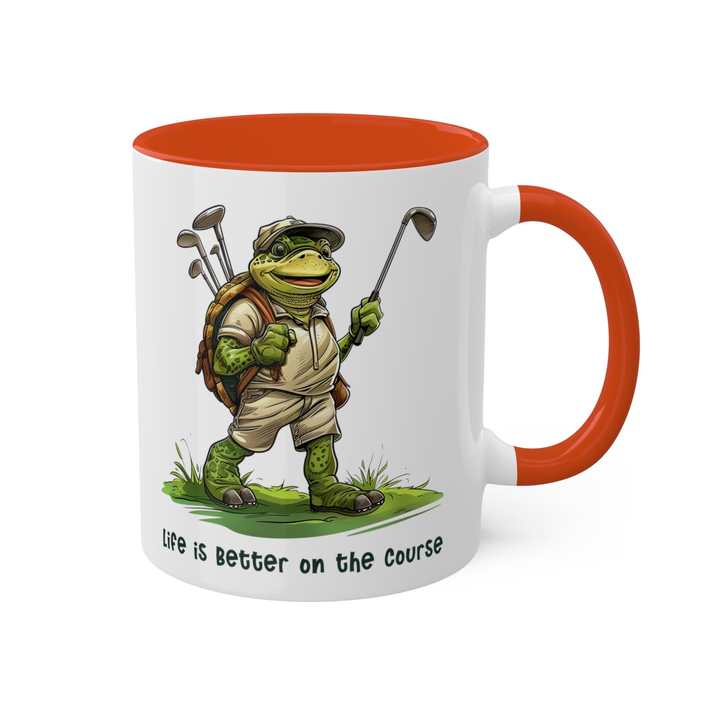 Turtle Golfing Mug